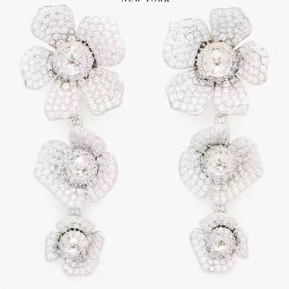 Kate Spade NWT Poppy Power Linear Earrings